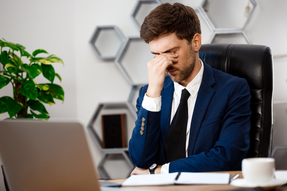 Frustración oficina